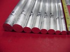 8 Piece 6061 Aluminum Round Solid Rod Assortment 1 2   5 8   3 4   1  T6  3 8