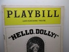 1978 Playbill Lunt-fontanne Theatre  Hello  Dolly  W carol Channing