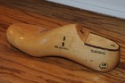 Vintage Wooden Shoe Form Mold 9r  Ejm 7-65 Industrial Mold In Very Good Display