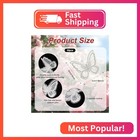 30pcs White Butterfly Lace Trim Double Layers Organza Decorative Patches Lace Fa