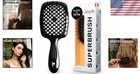 Flexible Detangling Hair Brush - Speedy Blow-drying For Curly  Wavy    Fine Hair