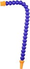 Round Nozzle 1 4pt Flexible Oil Coolant Pipe Hose Blue Orange - 10 Pack