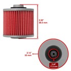 Caltric Oil Filter For Yamaha Raptor 700r Yfm700r 2006-2020 5jx-13440-00-00 Qty6