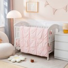 3-piece Crib Bedding Set For Boy Girls  Includes Skirt  Blanket And Sheet  Ba   