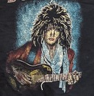 Vintage 1980s Bon Jovi Black Sweatshirt Medium Poison Def Leppard Van Halen Rock