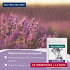 Dried Culinary Lavender Buds - Food Grade Lavender For Drinks  Baking - 3oz