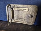 Vintage Southwest Airline Brass Belt Buckle From The 1st Time Flying I To Denver