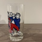 Vintage 1976 Borden Elsie The Cow Character Glass  Bi-centennial Red White Blue
