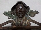 Antique Johnny Griffin Brass Pipe Rack  Americana Pipe Holder
