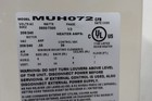Qmark Muh072 208 240vac 19100 25600 Btuh Electric Wall   Ceiling Unit Heater