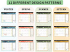 Desk Calendar 2026 With Clear Waterproof Cover 17 X 12 Inch 18 Months Wall Calen