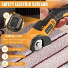 Electric Cardboard Cutter - Cordless Electric Scissors For Cardboard With Saf   