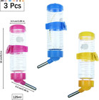 3 Pack Hamster Water Feeder Bottle  125 Ml No-drip Small Animals Water Dispenser
