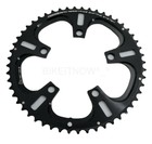 Driveline Chainring 52t Road cx Bike 7075 t6 Bcd 110mm Black silver 2x10 Speed