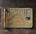 Philmont Embossed Cast Brass Belt Buckle Bsa High Adventure Scout Ranch  Vintage
