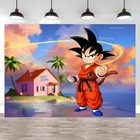 Dragon Ball Baby Goku Party Backdrop Kids Boy Birthday Photograph Background Gol