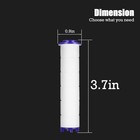 Shower Head Pp-cotton Filter Cartridge 3 7in Set Of 12 Replacement Filter Car