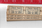 Vintage Lot 100 50 Cent Movie Tickets From Marlow s Theatre In Murphysville Il 