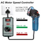 Variable Motor Speed Controller Ac 110v-120v 15a  4000w Speed Control Switch