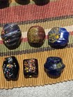 Antique Trade Beads Large Various Sizes Lot Of 75 Beads