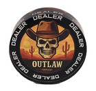3  Amazing Acrylic Poker Table Dealer Button - Dealer Accessories