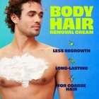 Nair Men Hair Remover Body Cream  12 Oz - Coarse Hair Removal For Smooth Skin