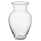 Clear Glass Floral Vase Centerpiece Home Decor Elegant Design 10 5 Inch Home New