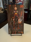 Max Verstappen 4    X 8    Autographed Driver   s Card  1 Authentic F1 Red Bull Auto