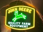 Vivid Led John Deere Farm Tractor Equipment 24 x20  Neon Sign Light With Dimmer