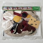 Vintage Reindeer Family 1997 All Stuffed Up Felt Folks Kit   61101  New In