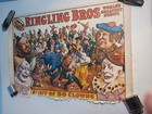 Ringling Bros Army Of 50 Clowns Circus Vintage Original 13x19 Poster 1960 Rare