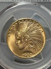 Sasa 1932 Indian Head  10 Eagle Gold Coin Pcgs Ms 64  Cac