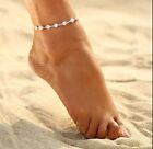2ct Round Cut Lab Created Diamond Women s Ankle Bracelet 14k White Gold Finish
