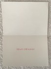 Unused Christmas Santa Hold Mouse Glasses Greeting Card 1960s 1970s Hallmark