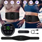 Rechargeable Ems Abdominal Muscle Toning Belt Trainer Abs Stimulator Toner Belt
