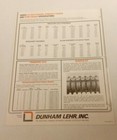 Vintage 1974 Dunham Lehr Culti Sprocket Plow Packers Farm Tractor Sales Brochure