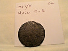 1787 8 Connecticut Halfpenny- Miller 9-r