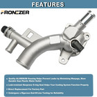 Aluminum Thermostat Housing Chevy Cruze Sonic Trax Buick Encore 1 4l 11-21