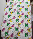 Barney   Baby Bop Alphabet 1993 3 Piece Twin Top  Fitted Sheet  Pillow Case Vtg