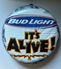 Vtg 1999 Budweiser Inflatable Moon Howl For A Bud Its Alive Halloween Bug Light