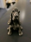 Vintage Hudson Pewter Ls Sweet Cocker Spaniel Dog Figurine Sculpture 3 