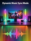  Rgb Light Bar  360   Smart Led Light Bar For Room  Music Sync Gaming White
