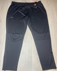 Under Armour Pants Mens Black 2xl Ua Warmup Sweatpants Zipper Ankle Basketball