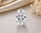 1 Ct  White Color Oval Cut Vvs1 Diamond 7x5 Mm Gemstone For Jewelry 1 Pc