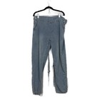 Women   s Light Blue Denim Pants Straight Leg Casual Belted Jeans