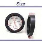 2 Pack 6 5  Angled Speaker Spacer 15mm Waterproof Car Audio Pad