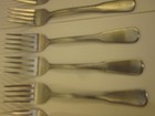 11 Oneida  Yankkie Clipper  Stainless Salad Forks 6 3 4    t16