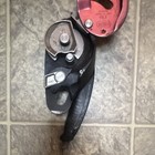 Petzl I d Aluminum Belay Device Descender Red Made In France Climbing Hardware