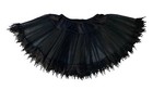 Leg Avenue Black Lace Ruffle Tutu Micro Mini Skirt Petticoat Size Os Goth Witchy