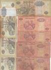Angola    lot Of 8  Old Issue  Banknotes With Minor Faults damage  A23